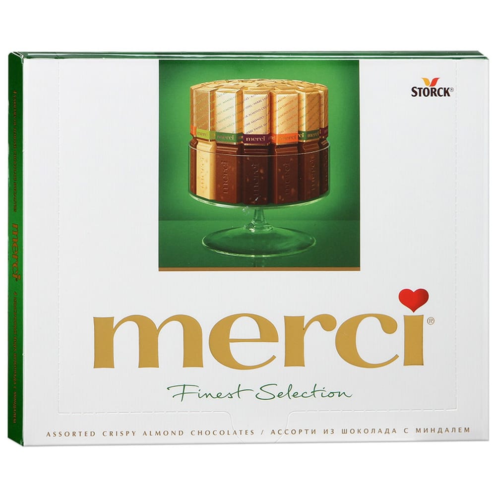 merci　12 Merci Crispy Almond Variety 250 g: Order Flowers Online