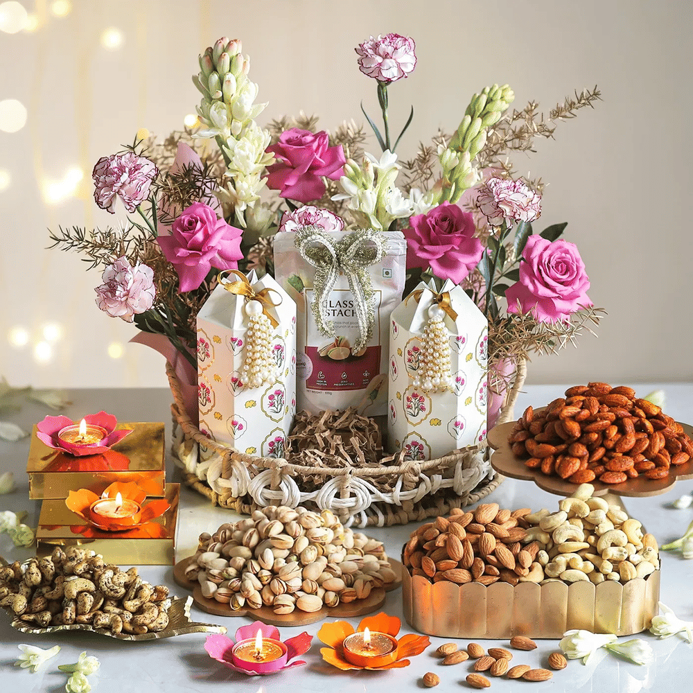 Nutty Delights: Order Wedding Flowers Online | Interflora India