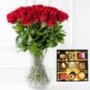 15 roses and a box of chocolates Online