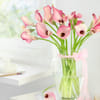 Buy 20 Pink Calla Lilies in Glass Vase