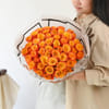 50 Orange Roses of Splendour