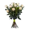 9 Long-stemmed White Roses Online
