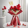 Always In Love 6 Red Roses Valentine's Day Gift