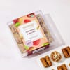 Buy Auspicious Floral Rakhi with Baklava Hamper