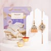 Bhaiya Bhabhi Rakhi Set with Kaju Katli Online