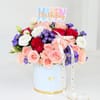 Birthday Blush Floral Arrangement