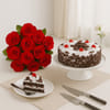 Black Forest Cake N Roses Online