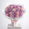 Gift Blissful 48 Pink and Purple Rose Bouquet