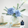 Buy Blue Hues And Fragrance Of Sophistication