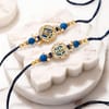 Gift Blue Pearl Rakhi Indulgence Hamper