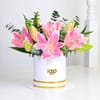 Buy Blush Lily Floral Arrangement