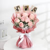 Blushing Blooms Personalized Fridge Magnet Bouquet For Her Online