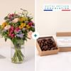 Colorful glow and chocolates - Eclat colore Online
