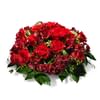Condolence centrepiece in red shades Online