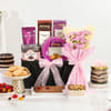 Buy Delightful Snacks And Floral Surprise Hamper
