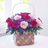 Gift Elegant Blush Basket Arrangement
