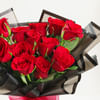 Buy Elegant Crimson Rose Bouquet