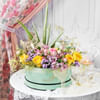 Gift Enchanted Floral Garden in Green Box for Mom