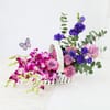 Gift Enchanted Orchid & Rose Basket Arrangement
