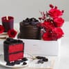 Gift Eternal Red Roses Hamper with Bento Cake (300g)