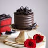 Buy Eternal Red Roses Hamper with Bento Cake (300g)