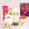 Evil Eye Bhaiya-Bhabhi with Kids Rakhi Gift Hamper Online
