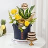 Buy Father's Day Sweet Bites and Greenary Arrangement