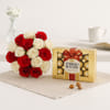Ferrero Rocher with Roses Online