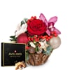 Flower arrangement 'Christmas Story' with fairy lights and A Online