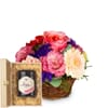 Flower arrangement 'Melody of Color' with Bee Family Swiss b Online