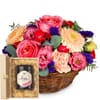Flower arrangement 'Melody of Color' with Bee Family Swiss b Online