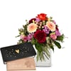 Flower bouquet 'Birthday' with Munz bar of chocolate 'Heart' Online