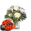 Flower bouquet New Year s Eve with Munz chocolate ladybird Online