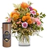 Flower bouquet of the month 'November' with Gottlieber cocoa