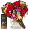 Flower bouquet Only for You with Gottlieber cocoa almonds
