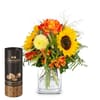 Flower bouquet 'Smiley' with Gottlieber cocoa almonds Online