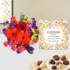 Flowers And Godiva Indulgence Combo Online