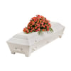 Funeral Spray Warm w ribbon 248044