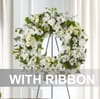 Funeral Wreath with ribbon Online