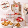 Ganesh Divine Rakhi and Sweets Hamper