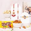 Ganesha & Krishna Family Rakhi Hamper Online