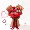 Gift Graceful blooms- 8 Assorted Roses Bouquet