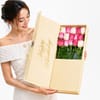 Graceful Pink & White Rose Arrangement