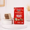 Gift Indulgent Chocolate Treats Hamper In Faux Leather Basket