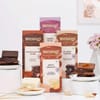 Shop Indulgent Chocolate Treats Hamper In Faux Leather Basket