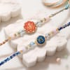 Gift Khanda & Onkar Rakhi Hamper with Sweets