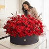 Love Beyond Measure - 120 Red Rose Flowers Grand Bouquet