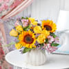Gift Luxe Floral Fountain in Vase