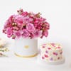 Mauve Harmony & Floral Fantasy Cake Combo