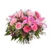 Mixed bouquet with roses and lilies Online